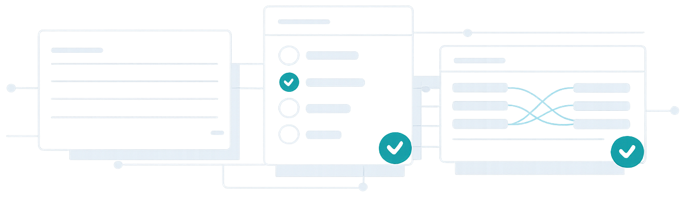 Online study and exam practice: flashcards, quiz, match, and write modes